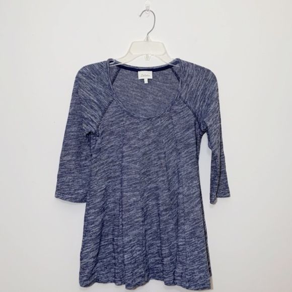 Anthro | Deletta Pathed Seams Swing Blouse Size S - Picture 2 of 8